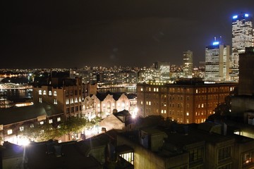 Sydney, the Australian city by night – full light