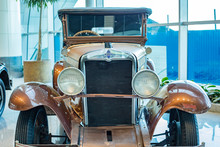 Exhibition Of Retro Cars (Domodedovo Airport). Vintage Car Chevrolet AC Open Tourer. Production Of The USA Of 1929 Of Release