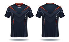 Soccer Jersey Template.sport T-shirt Design.
