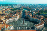 Fototapeta Miasto - Travel in Rome, romanic city