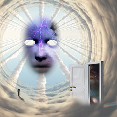 Canvas Print - face of god