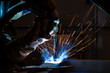 © zilber42 - Industrial steel welder in factory welder, craftsman