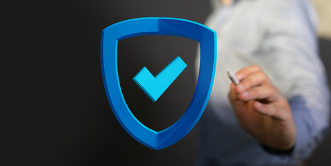 security data code digital in hand