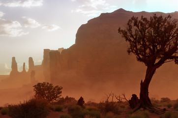 Wall Mural - monument valley. navajo tribal park, usa.