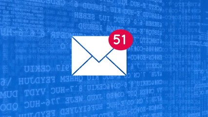 Internet message increasing in numbers