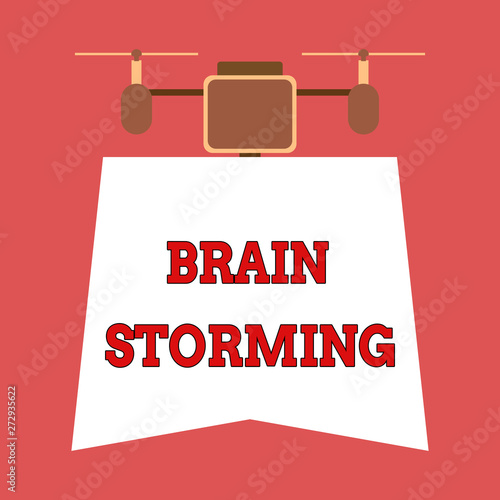 Writing Note Showing Brain Storming Business Concept For