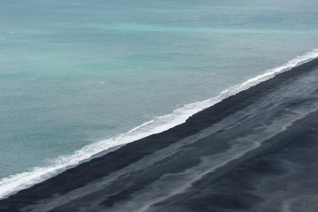 Wall Mural - Reynisfjara black sand beach, Iceland