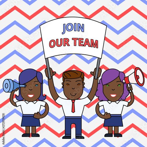 Conceptual Hand Writing Showing Join Our Team Concept Meaning