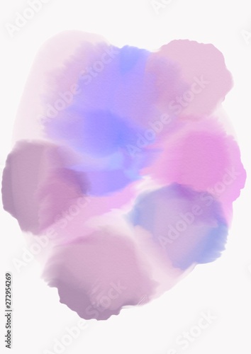 abstract flower on white background