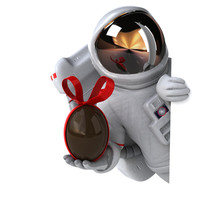 Fun Astronaut - 3D Illustration