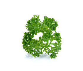 parsley isolated on white background