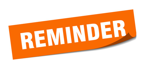 Wall Mural - reminder
