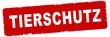nlsb480 NewLongStampBanner nlsb - german text - Tierschutz: Stempel / einfach / rot / Vorlage - Seitenverhältnis 3:1 - 3zu1 - new-version - xxl g7791