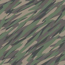 Forest Jungle Camouflage Abstract Seamless Repeating Pattern Vector Illustration