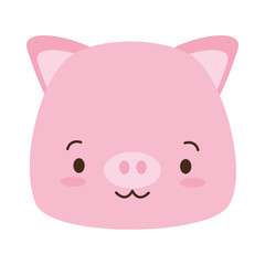 Sticker - cute piggy cartoon