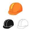 © pandavector - Vector illustration of clothing and cap sign. Set of clothing and beret stock symbol for web.