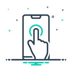 mix icon for smartphone