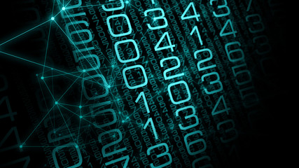 Wall Mural - big data artificial intelligence analytics transformation