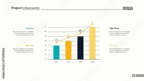 Four Column Chart Template