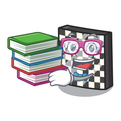 Sticker - Student with book chessboard toys next to the closet