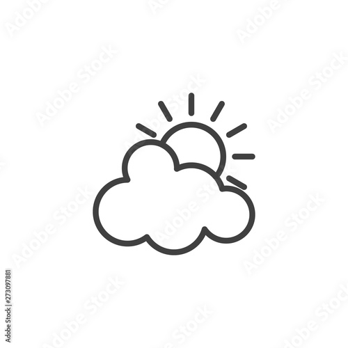 Sun And Cloud Line Icon Linear Style Sign For Mobile Concept And Web Design Sunny And Partly Cloudy Outline Vector Icon Cloudy Weather Symbol Logo Illustration Vector Graphics Stock Vector Adobe Sun And Cloud Line Icon Linear Style Sign For Mobile Concept And Web Design Sunny And Partly Cloudy Outline Vector Icon Cloudy Weather Symbol Logo Illustration Vector Graphics Stock Vector Adobe