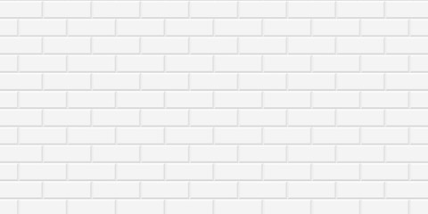  White brick wall texture. Vector illustration. EPS 10