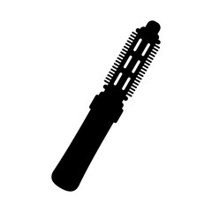 Sticker - Black and white electric hair brush