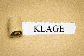 Sticker - Klage