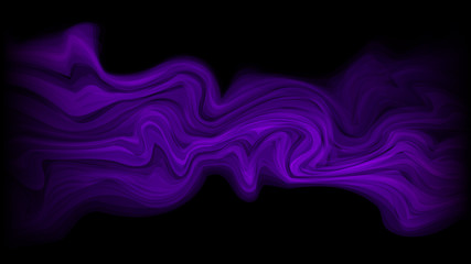 Wall Mural - dark purple abstract fluid flow gradient with geometric lines