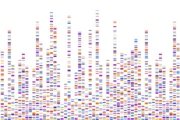 dna test infographic. vector illustration. genome sequence map. template for your design. background