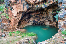 The Grotto Of The God Pan In Israel