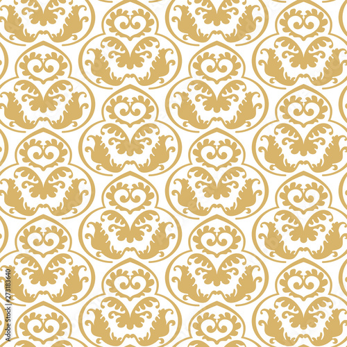 Vector Seamless Pattern. Ornament in the oriental style.