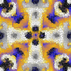 Aufkleber - Seamless background pattern. Crackled grunge vintage surface. Vector image.