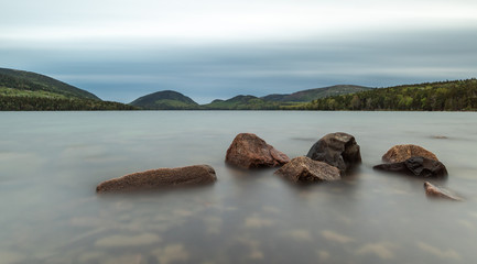 Wall Mural - Eagle Lake in Acadia National Park Maine 