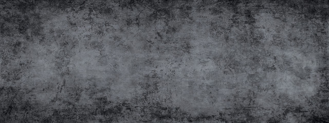 Wall Mural - monohrome dark grunge gray abstract background.
