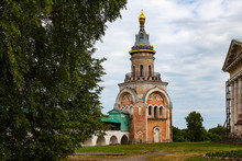 Svechnaya Tower Of The Boris-Gleb Monastery In The City Of Torzhok, Russia