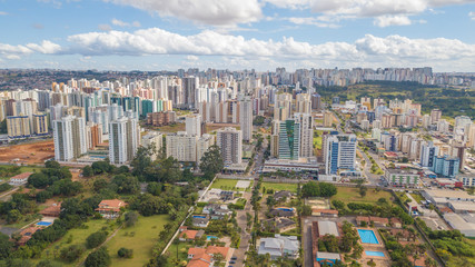 Sticker - Aerial view of Clean Water (Águas Claras) city in Brasilia, Brazil.