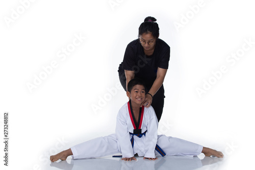 Master Instructor Push Train Coach Student Blue 2 Ii Belt Kid
