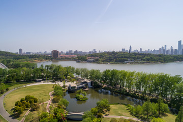 Nanjing City, Jiangsu Province, urban construction landscape