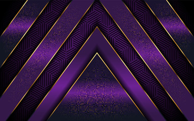 elegant purple background with luxurious line shape