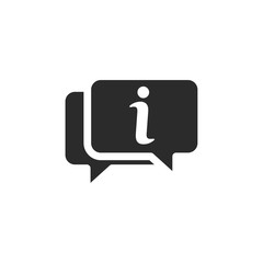 Aufkleber - information icon vector image on white background. information logo template. info symbol