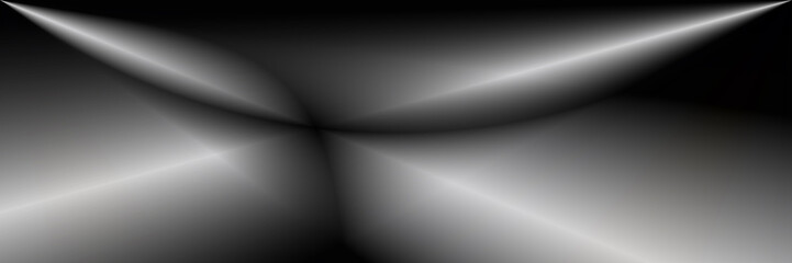 Wall Mural - Digital Art, panoramic, abstract three-dimensional objects with soft lighting, Germany