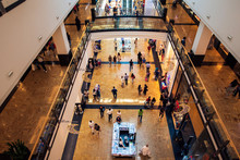 Interior Of The Mall Of The Emirates, One Of The Largest Shopping Malls In Dubai, United Arab Emirates