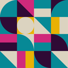 Canvas Print - abstract background with geometry shape. pattern graphic. vector