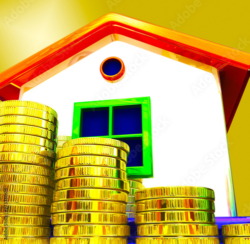 Uk House Prices Cash Means Economic Financial Valuations In - 