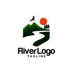 Wall Mural - River Logo Images 