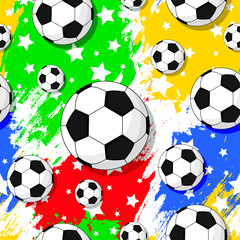 Plakat piłka mecz piłka nożna sport