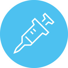 Poster - Syringe Hypodermic Needle Outline Icon