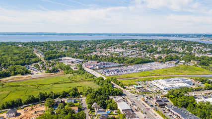 Wall Mural - Staten Island New York Aerial Photography