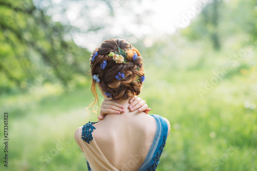 Unusual Cool Chic Hairstyle For Long Dark Hair Work Of